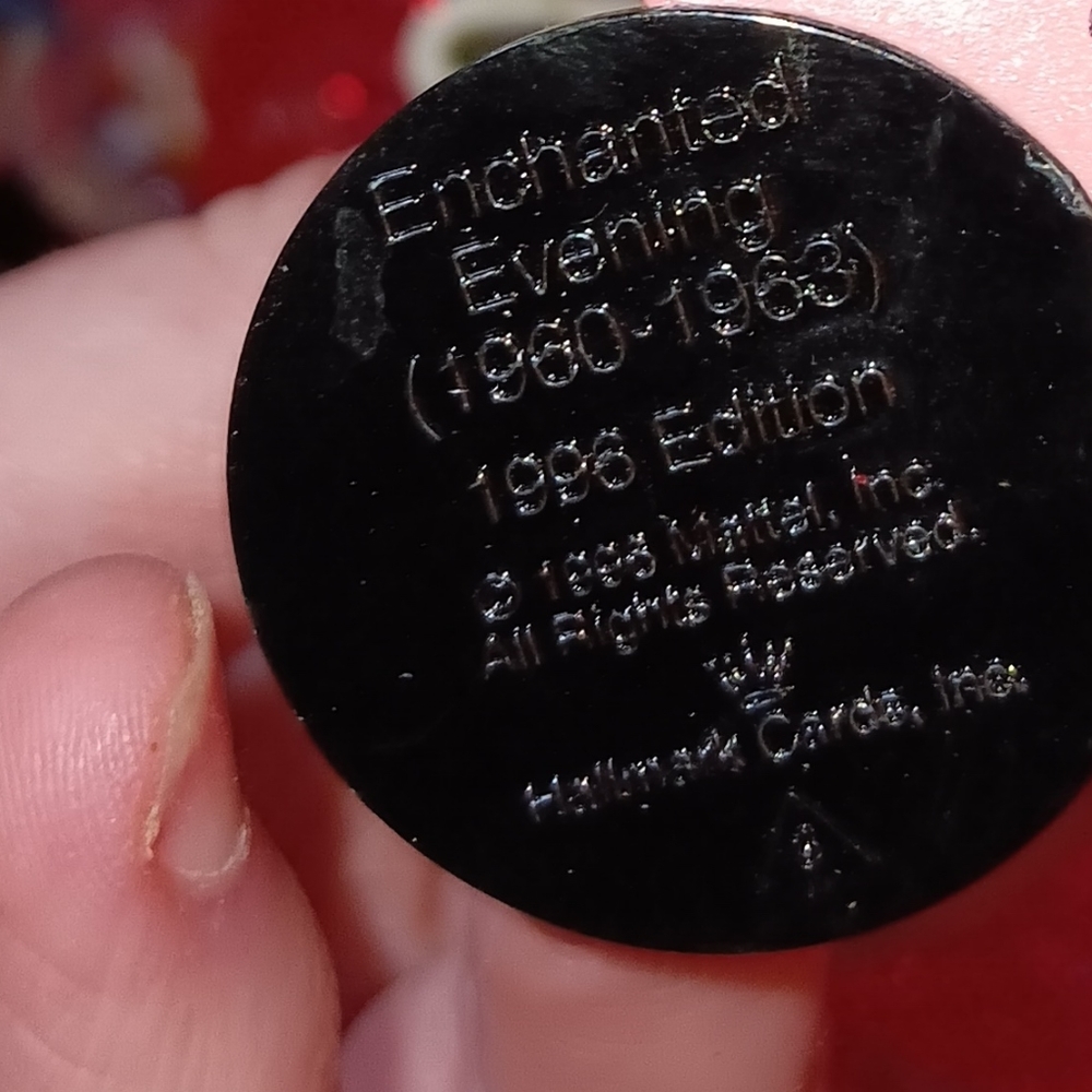 1996 VINTAGE BARBIE DOLL ENCHANTED EVENING CHRISTMAS TREE ORNAMENT - Picture 4 of 13